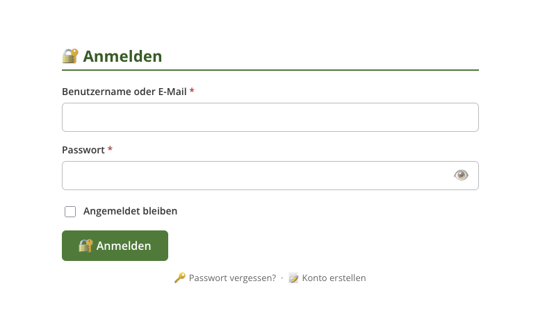 Anmelden